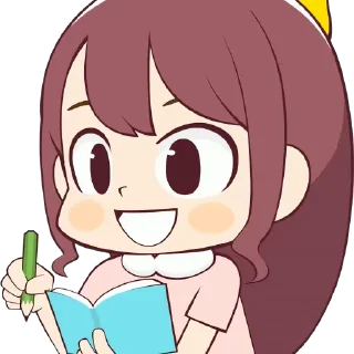 👧 emoji himari_kuma // @Anime_Sticker_noob Telegram sticker 20 of 21