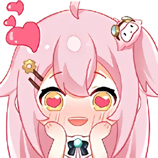 😍 emoji 永雏塔菲·1883 装扮 @TaffySticker Telegram sticker 24 of 36