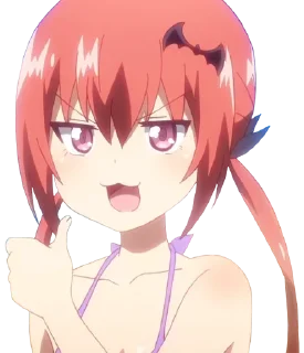 😼 emoji Smirking yumeko chan Telegram sticker 8 of 16