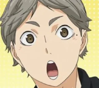 😮 emoji Sugawara senpai Telegram sticker 10 of 33