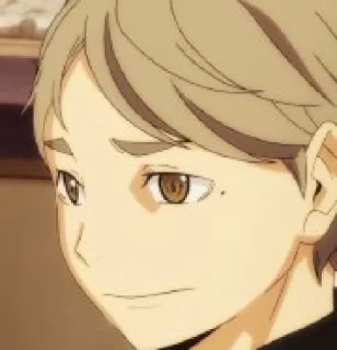 😔 emoji Sugawara senpai Telegram sticker 15 of 33