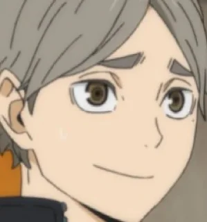 😅 emoji Sugawara senpai Telegram sticker 1 of 33