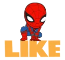 👍 emoji Spider-Man: Homecoming @stickerscar Telegram sticker 22 of 24