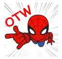 🏃 emoji Spider-Man: Homecoming @stickerscar Telegram sticker 19 of 24