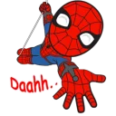 👋 emoji Spider-Man: Homecoming @stickerscar Telegram sticker 17 of 24
