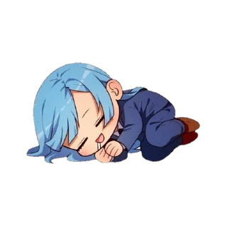 😴 emoji Murid Gojo Satoru by @Feelexhausted Telegram sticker 4 of 34