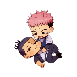 😞 emoji Murid Gojo Satoru by @Feelexhausted Telegram sticker 8 of 34