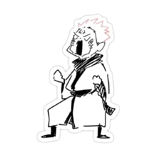 👺 emoji Murid Gojo Satoru by @Feelexhausted Telegram sticker 23 of 34