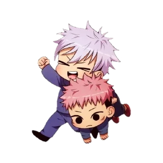 😌 emoji Murid Gojo Satoru by @Feelexhausted Telegram sticker 7 of 34