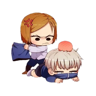 😡 emoji Murid Gojo Satoru by @Feelexhausted Telegram sticker 10 of 34