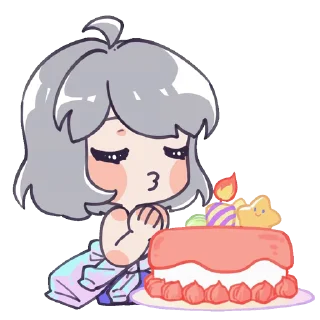 🎂 emoji 星瞳QQ装扮 @xingtongofficial Telegram sticker 17 of 21