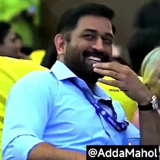 😆 emoji ♥️MSD♥️ by @AddaMahol Telegram sticker 2 of 12
