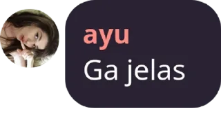 👍 emoji Ayu stiker ke 2 Telegram sticker 8 of 22
