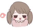 ☺️ emoji Chubby Girl (Eng) @bistic Telegram sticker 18 of 40
