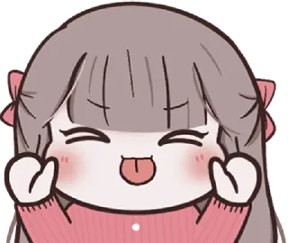 👩 emoji Chubby Girl [ ENG Ver. ] @wearexosticker Telegram sticker 21 of 40