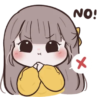 👩 emoji Chubby Girl [ ENG Ver. ] @wearexosticker Telegram sticker 19 of 40