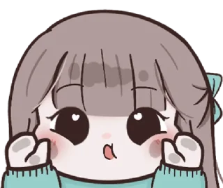 👩 emoji Chubby Girl [ ENG Ver. ] @wearexosticker Telegram sticker 15 of 40