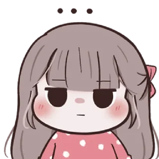👩 emoji Chubby Girl [ ENG Ver. ] @wearexosticker Telegram sticker 17 of 40