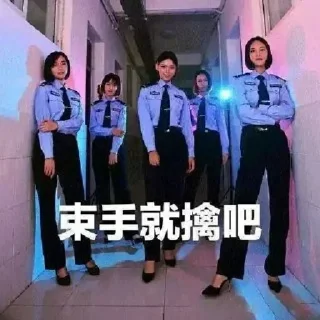 👮‍♀️ emoji 潮警官.@TG_CF Telegram sticker 10 of 45