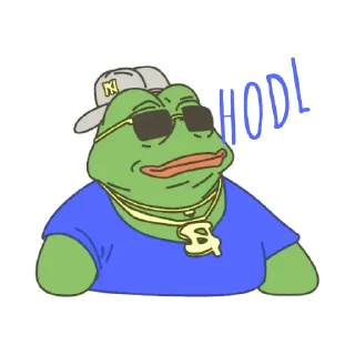 🤣 emoji GREEN PEPE Telegram sticker 5 of 10