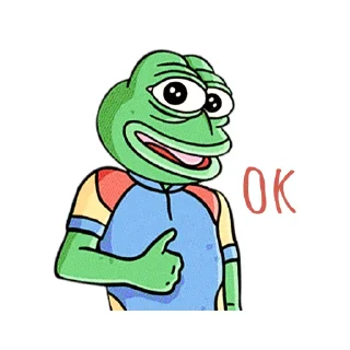 😂 emoji GREEN PEPE Telegram sticker 4 of 10