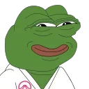 Sticker from @BGSTICKERS GREEN PEPE