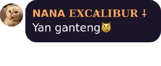 Sticker from Yan pack