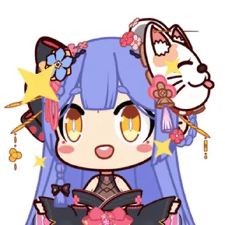 🤩 emoji 阿梓从小就很可爱 Telegram sticker 18 of 20