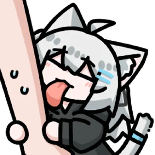 🤔 emoji 樱夜猫猫 @zhaxia_cn Telegram sticker 15 of 64