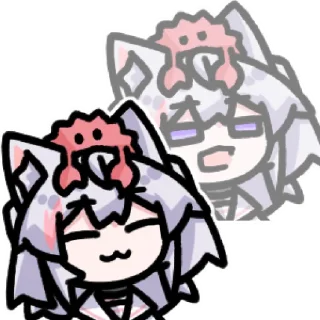Sticker from 風間白花 @zhaxia_cn