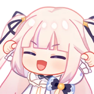 😁 emoji 真白花音 Telegram sticker 10 of 96