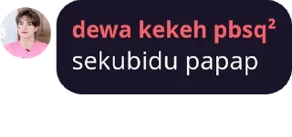Sticker from dewa kekeh