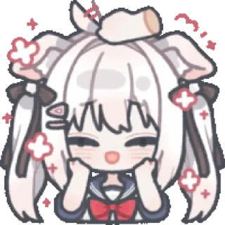 👍 emoji 小默米@DaraNekoStickers Telegram sticker 24 of 32