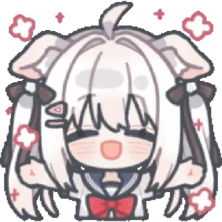 👍 emoji 小默米@DaraNekoStickers Telegram sticker 9 of 32