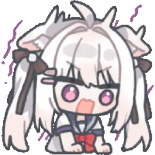 👍 emoji 小默米@DaraNekoStickers Telegram sticker 14 of 32
