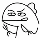 🍴 emoji 小恐龙矢量版 @OverflowCat Telegram sticker 20 of 45