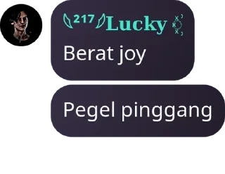 😔 emoji Join sini:> @mischief_angkringan Telegram sticker 6 of 18