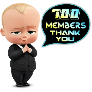 7️⃣ emoji Thank You Members @AaluXUpdates Telegram sticker 17 of 114