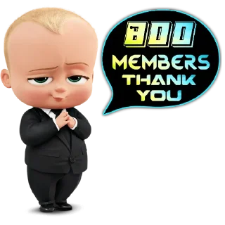 8️⃣ emoji Thank You Members @AaluXUpdates Telegram sticker 19 of 114