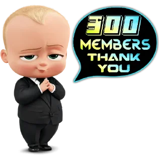 3️⃣ emoji Thank You Members @AaluXUpdates Telegram sticker 9 of 114