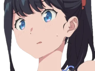 😓 emoji 宝多 六花 Telegram sticker 23 of 47