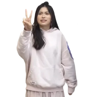 ✌ emoji 牙妹 Telegram sticker 16 of 120