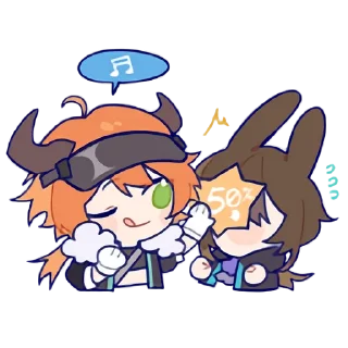📉 emoji 明日方舟 / Arknights 4 Telegram sticker 24 of 112