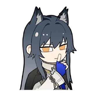 🤫 emoji 明日方舟 / Arknights 10 Telegram sticker 15 of 108
