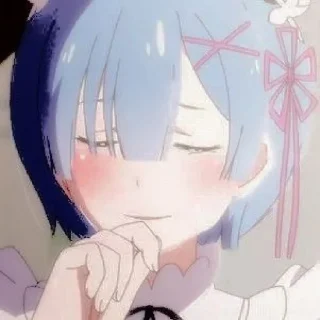 🫐 emoji Rem @Rand0msticker Telegram sticker 24 of 31