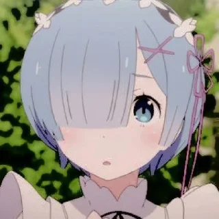 🫐 emoji Rem @Rand0msticker Telegram sticker 9 of 31