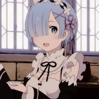 🫐 emoji Rem @Rand0msticker Telegram sticker 8 of 31