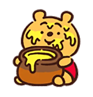😋 emoji 維尼 Telegram sticker 7 of 12