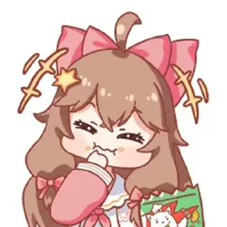😋 emoji Wechat Diana Telegram sticker 8 of 16