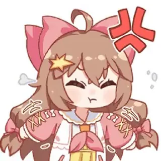 😤 emoji Wechat Diana Telegram sticker 2 of 16